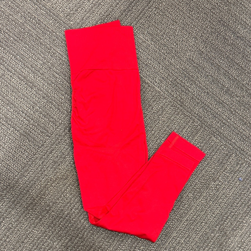 Vibrant Red Women's Leggings